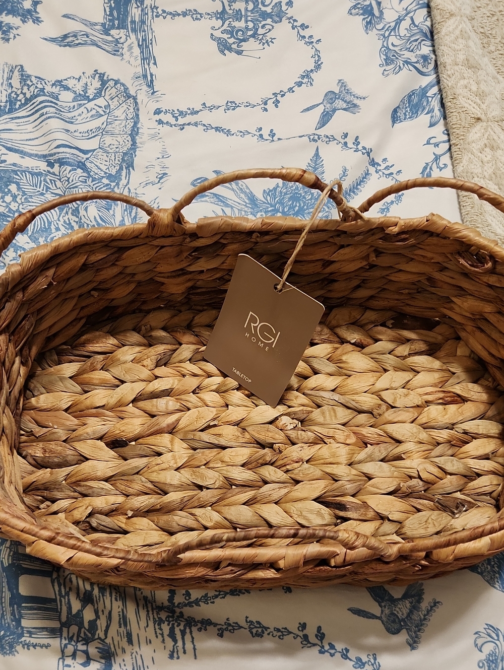 Natural Woven Seagrass Basket